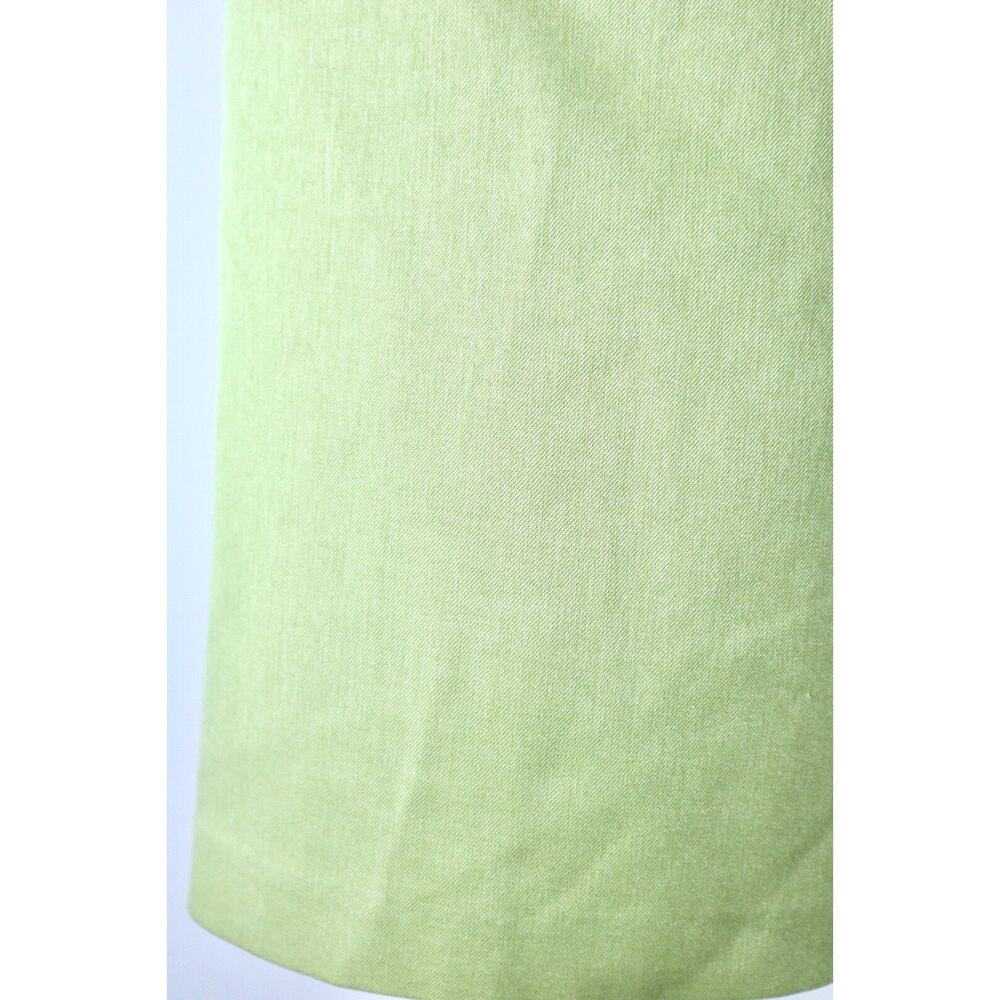 Vintage 1970s Maren Size 10 Mod Go-Go Girl Mini Skirt Chartreuse Green - Picture 4 of 12